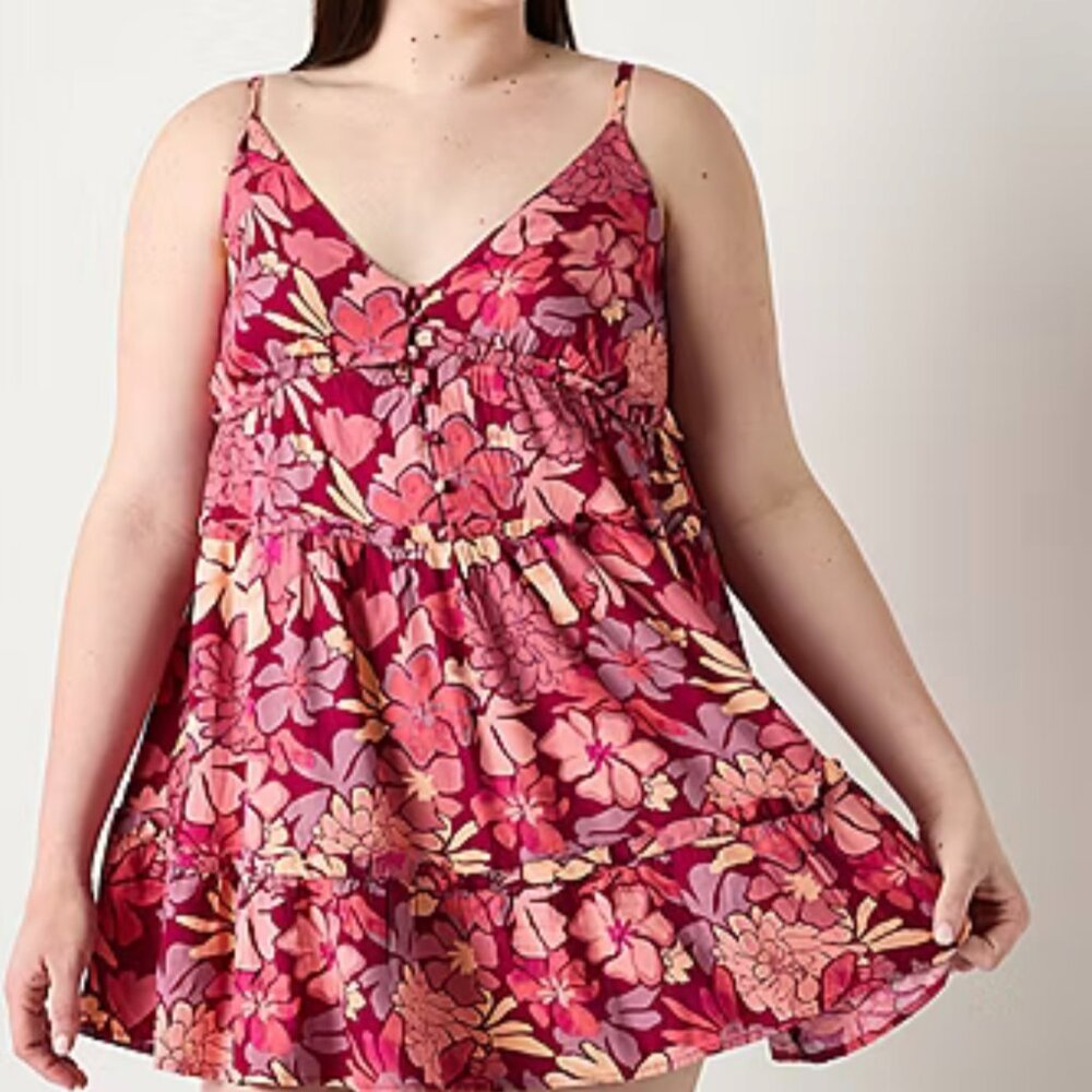 NWT! Arizona Women's Sleeveless Babydoll Dress Juniors Size‎ X-Small